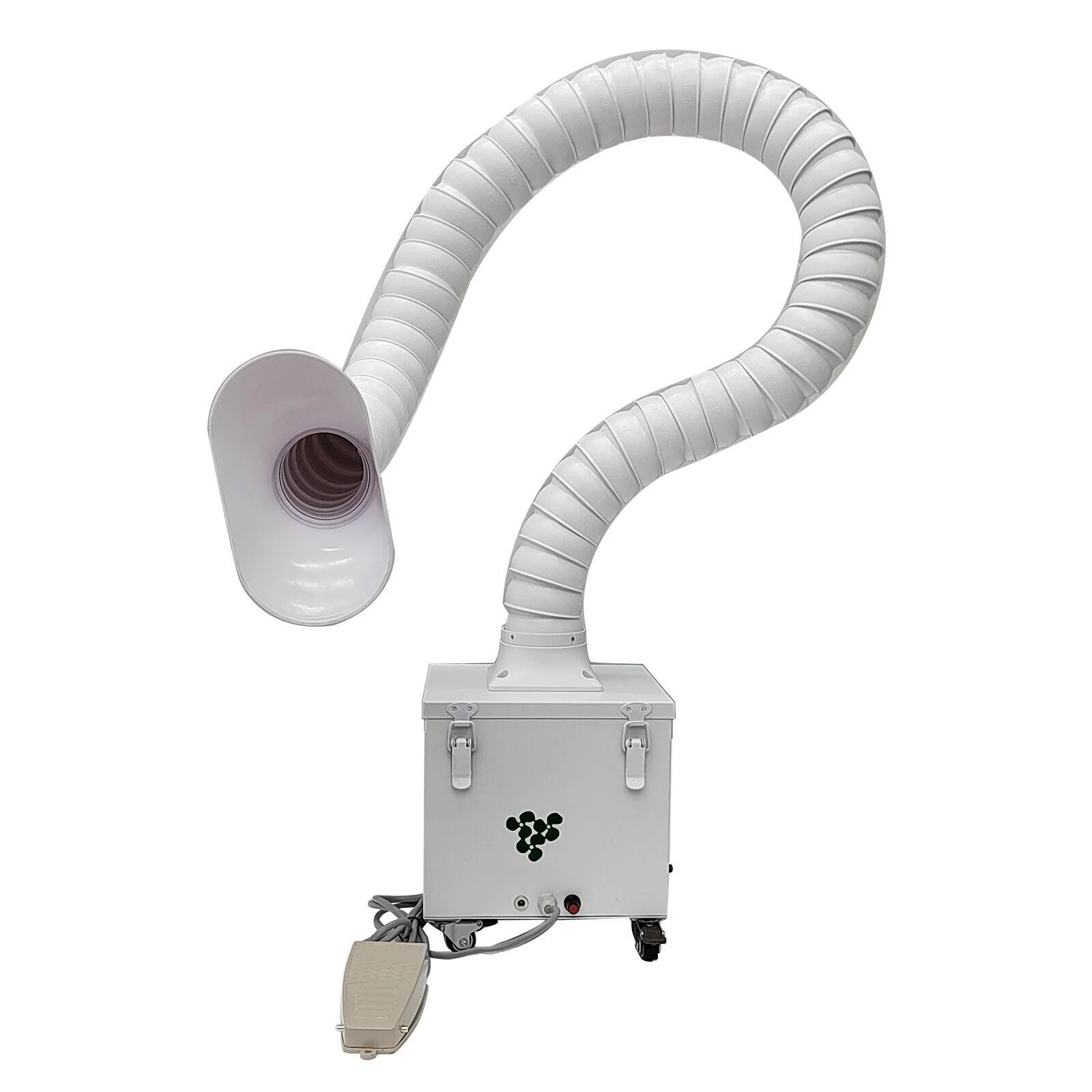 Small Smoke Purifier Mobile Welding Dust Purifier with 4.5Ft Suction Arm Pedal Type for Smoke Purification Treatment 12V