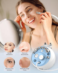 Diamond Microdermabrasion Machine, Dermabrasion Facial Machine for Exfoliation & Blackhead Removal, Home Use Facial Skin Care Equipment