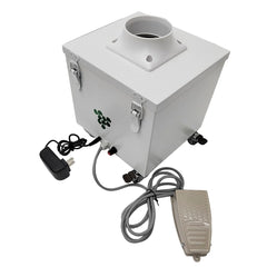 Small Smoke Purifier Mobile Welding Dust Purifier with 4.5Ft Suction Arm Pedal Type for Smoke Purification Treatment 12V