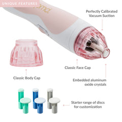 PMD Personal Microderm Classic - At-Home Microdermabrasion Machine with Kit for Face & Body