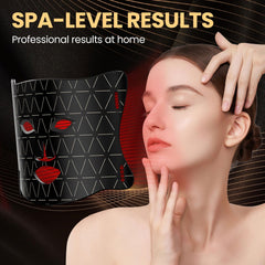 Lovsheme LED Face Mask. Light Therapy for Face Acne, Wrinkles & Skin Rejuvenation.