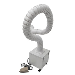 Small Smoke Purifier Mobile Welding Dust Purifier with 4.5Ft Suction Arm Pedal Type for Smoke Purification Treatment 12V