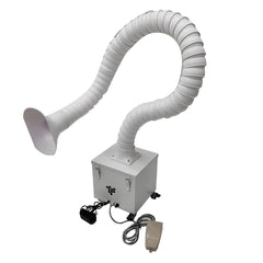Small Smoke Purifier Mobile Welding Dust Purifier with 4.5Ft Suction Arm Pedal Type for Smoke Purification Treatment 12V