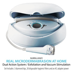 NuBrilliance Professional Microdermabrasion Machine at Home Kit