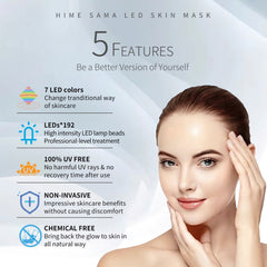 (IMAGES) LED Skin Care Mask for Face and Neck CE-Cleared Pro 7
