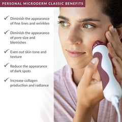 PMD Personal Microderm Classic - At-Home Microdermabrasion Machine with Kit for Face & Body