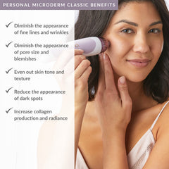 PMD Personal Microderm Classic - At-Home Microdermabrasion Machine with Kit for Face & Body