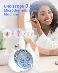 Diamond Microdermabrasion Machine, Dermabrasion Facial Machine for Exfoliation & Blackhead Removal, Home Use Facial Skin Care Equipment
