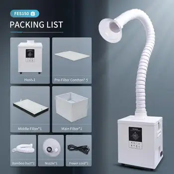 Laser Smoke Absorber HEPA Filter 150W Fume Extractor