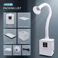 Laser Smoke Absorber HEPA Filter 150W Fume Extractor