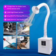 Laser Smoke Absorber HEPA Filter 150W Fume Extractor