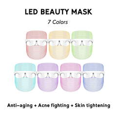 7 Color LED Light Therapy Skin Mask