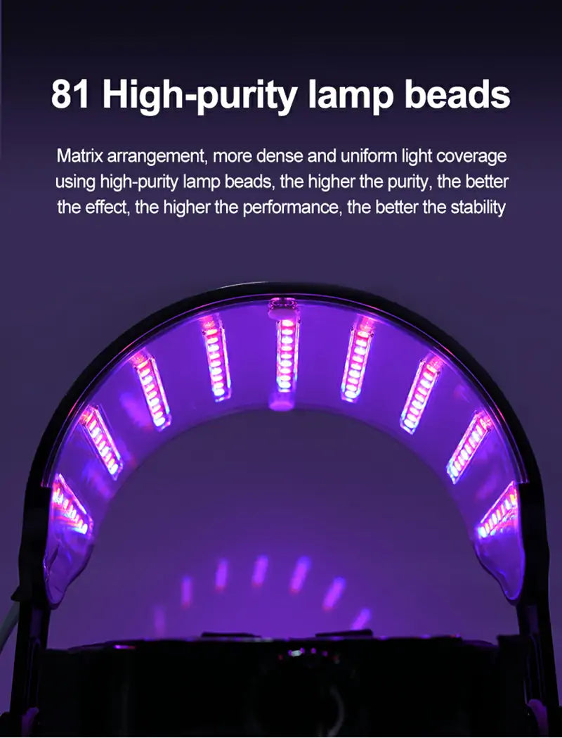 3 Colors LED Face Mask Photon Light Therapy Device for Radiant Skin