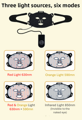 Line9 Four Color LED Light Therapy Silicone Mask – App Controlled