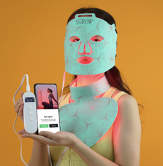 Line9 Four Color LED Light Therapy Silicone Mask – App Controlled