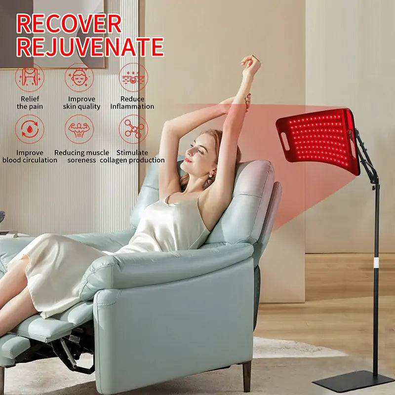 Bracket Style Portable Red Infrared LED Light Therapy Panel
