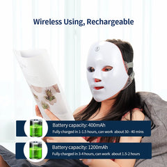Anti Aging 7 Colors Facial & Neck LED Masks
