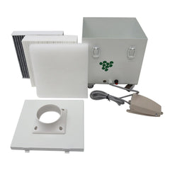 Small Smoke Purifier Mobile Welding Dust Purifier with 4.5Ft Suction Arm Pedal Type for Smoke Purification Treatment 12V