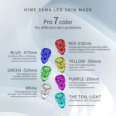 (IMAGES) LED Skin Care Mask for Face and Neck CE-Cleared Pro 7
