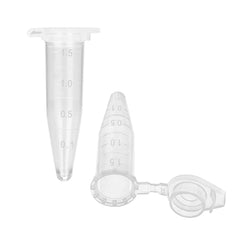 1000Pcs Mini Centrifuge Tubes 1.5Ml Raduated Clear Plastic Centrifuge Vials with Flat-Top Snap Cap