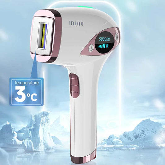 MLAY T4 IPL Hair Removal Device With Ice Cooling